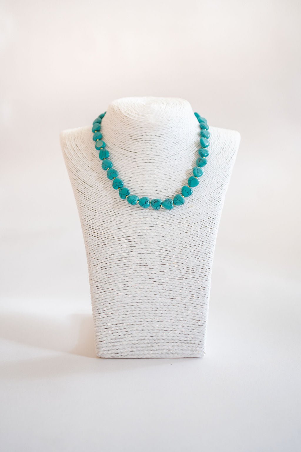 Heart - Quartz Beaded Necklace