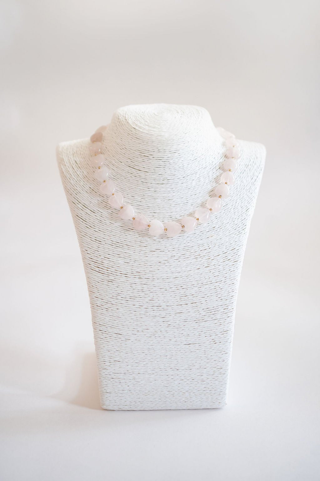 Heart - Quartz Beaded Necklace