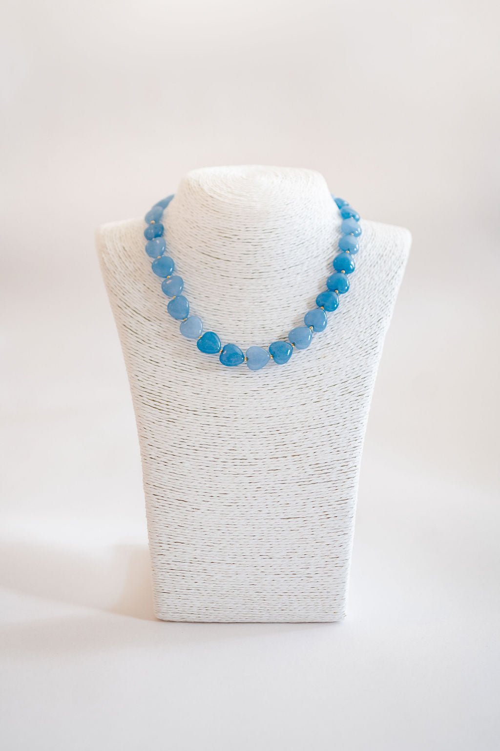 Heart - Quartz Beaded Necklace