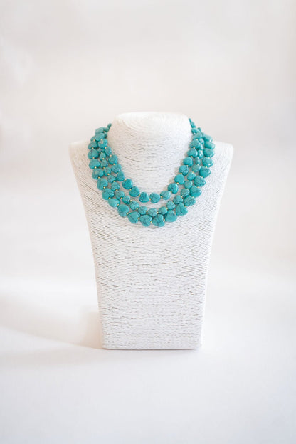 Heart - Quartz Beaded Necklace