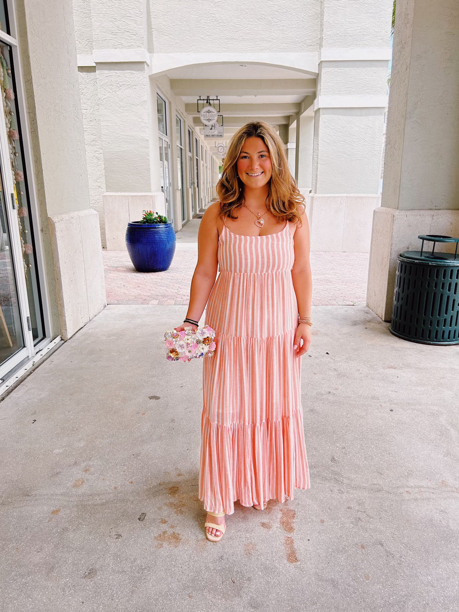 Coral Maxi Dress