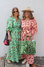 Tiger Wrap Dress