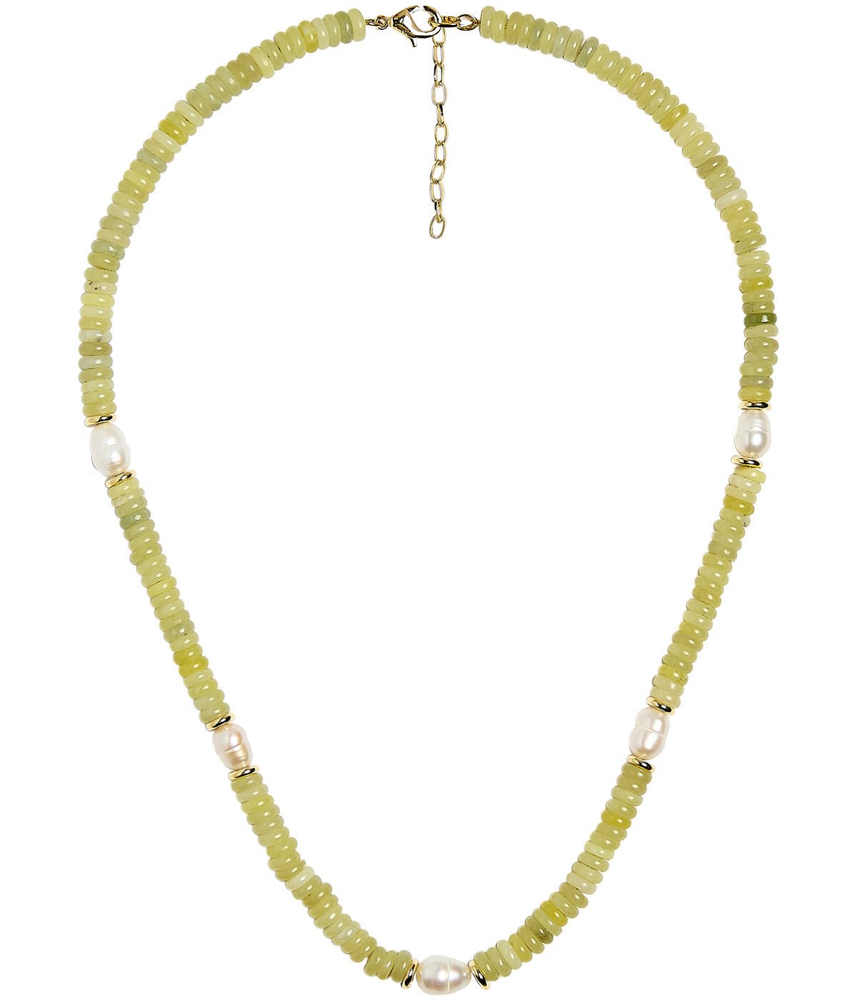 Jenny - Quartz Beaded Necklace with freshwater Pearl