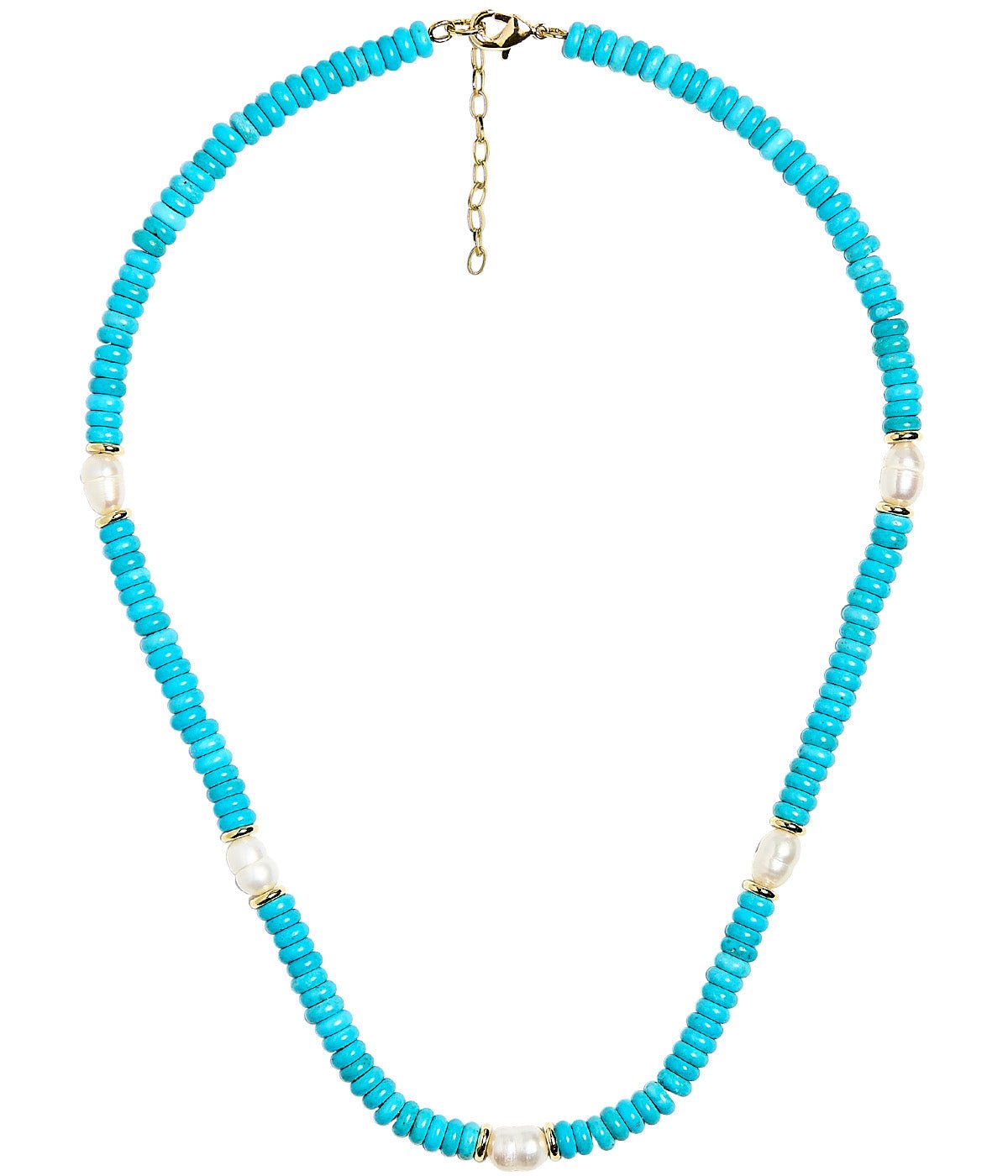 Jenny - Quartz Beaded Necklace with freshwater Pearl