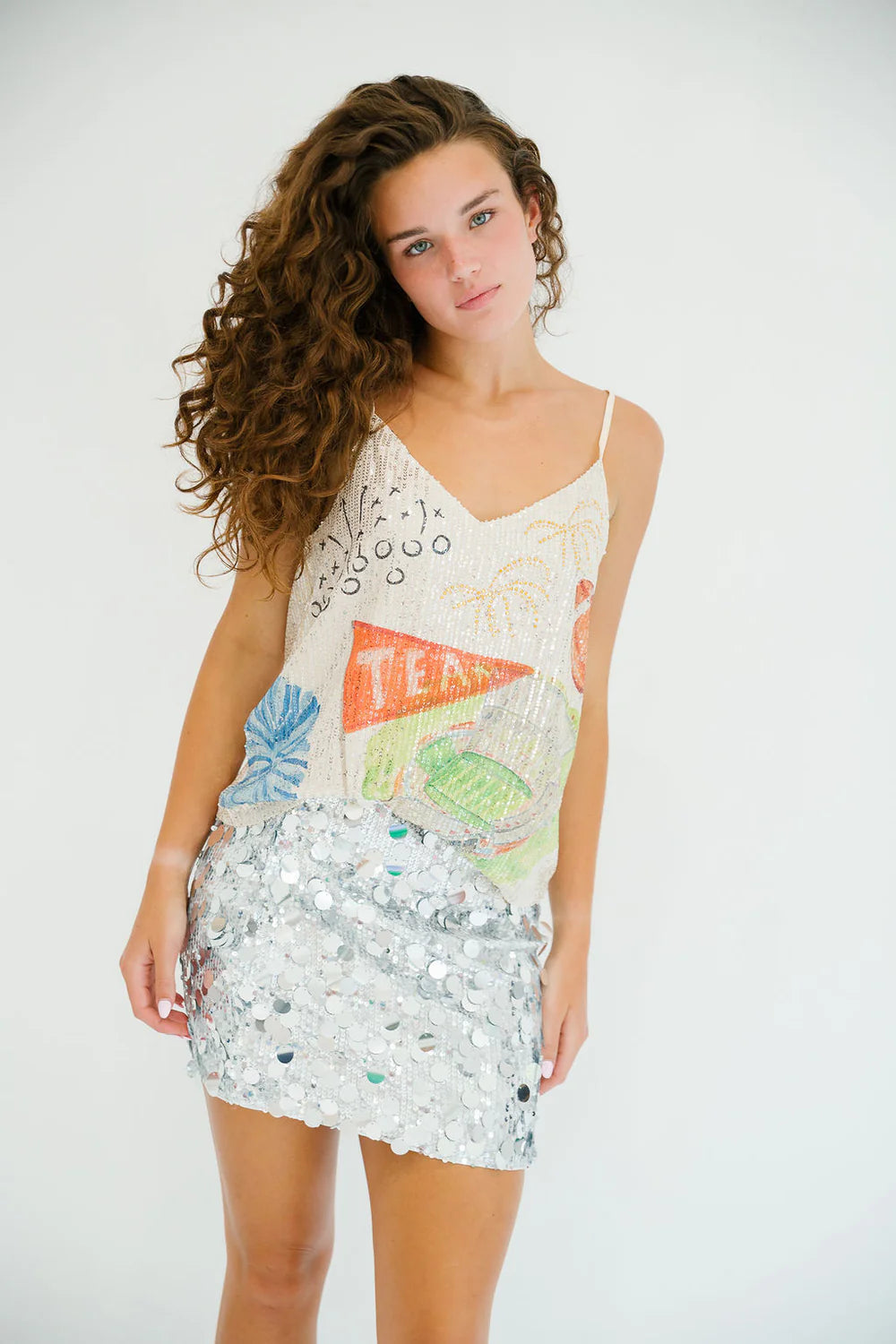 Tailgate Club Sequin Tank - PREORDER