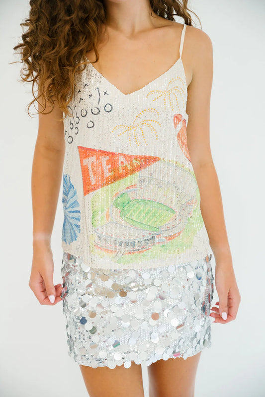 Tailgate Club Sequin Tank - PREORDER