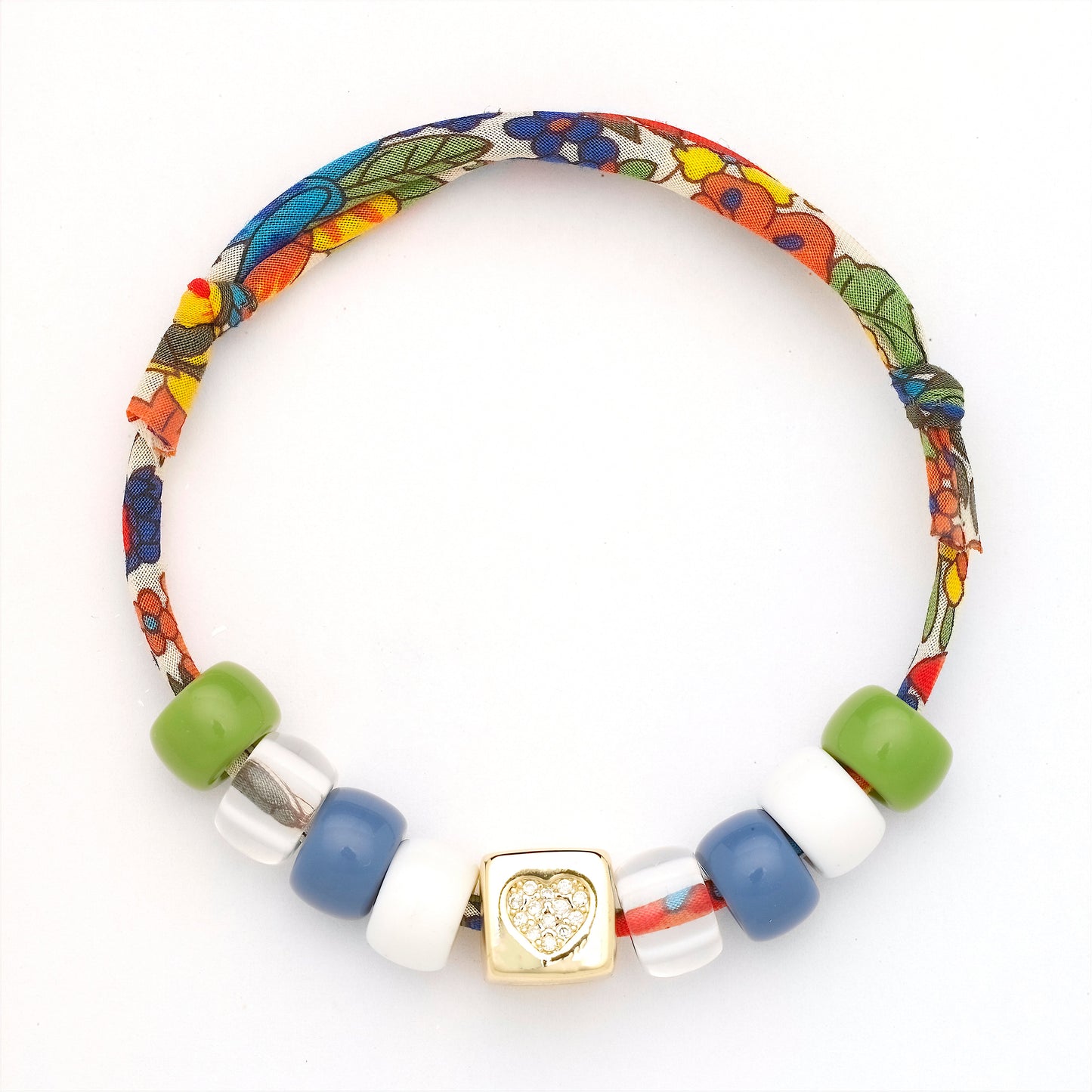 Liberty Gold Heart Charm Bracelet