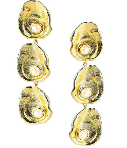Oyster Triple - Earring