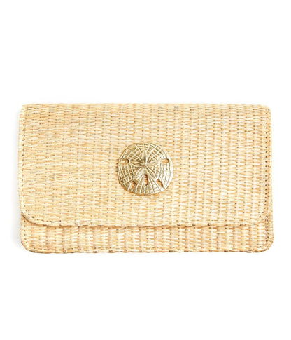 Ruby Straw Clutch