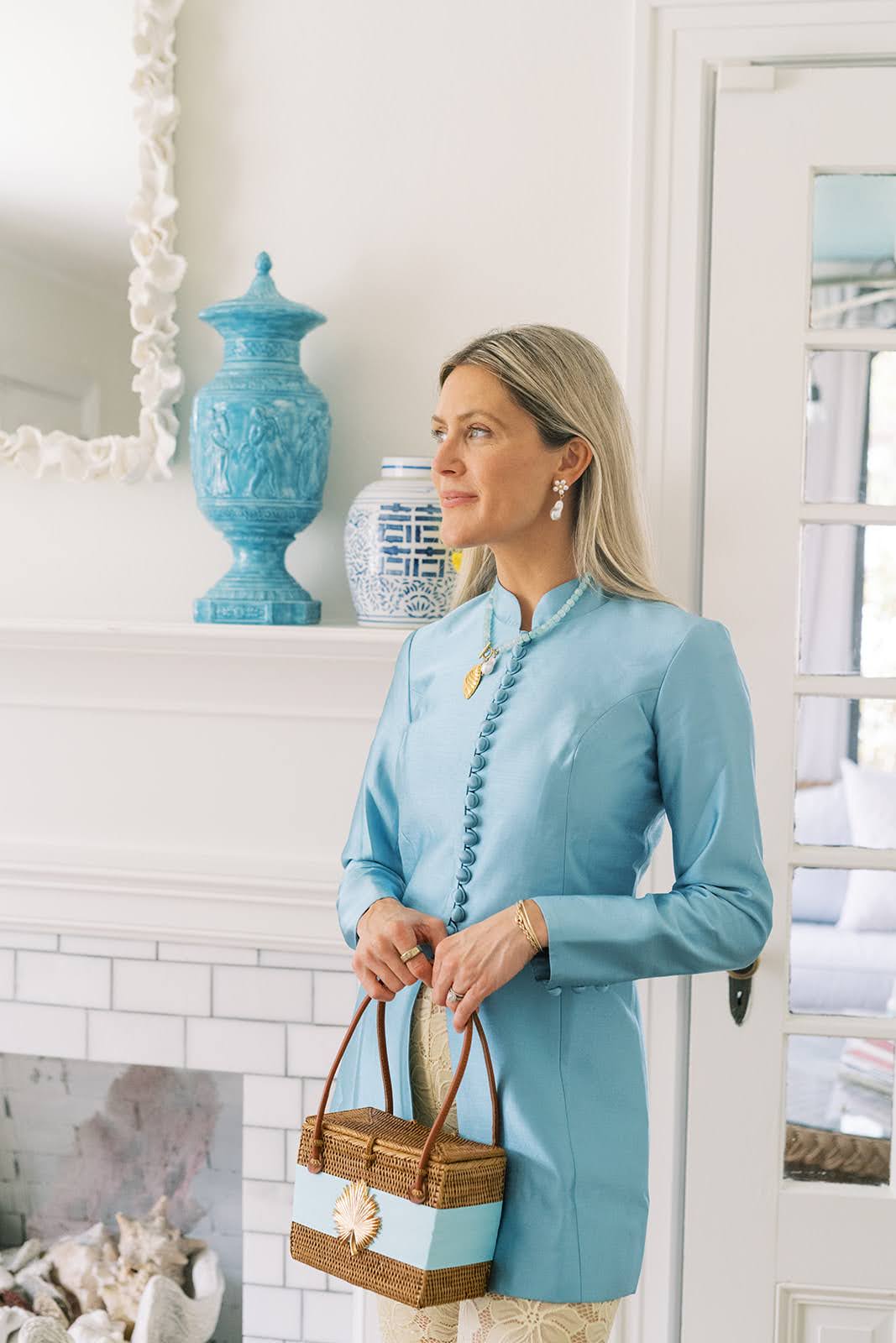 Maeve Pearl Drop Earring - 18k Gold Plated