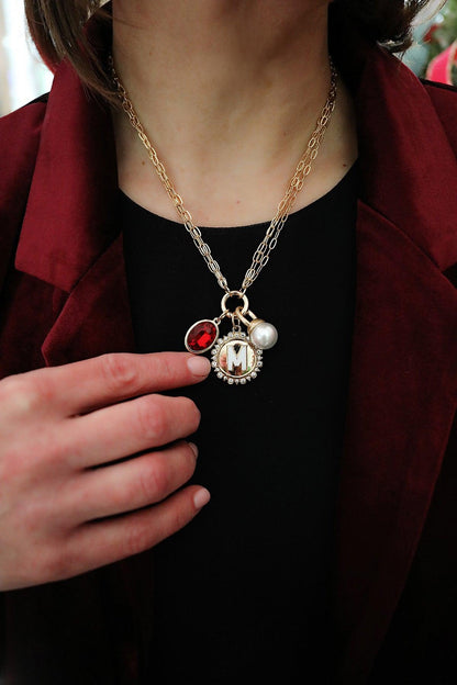 Pearl Drop Charm in Ivory