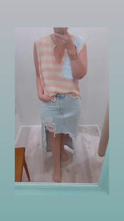 American Flag Sweater Top