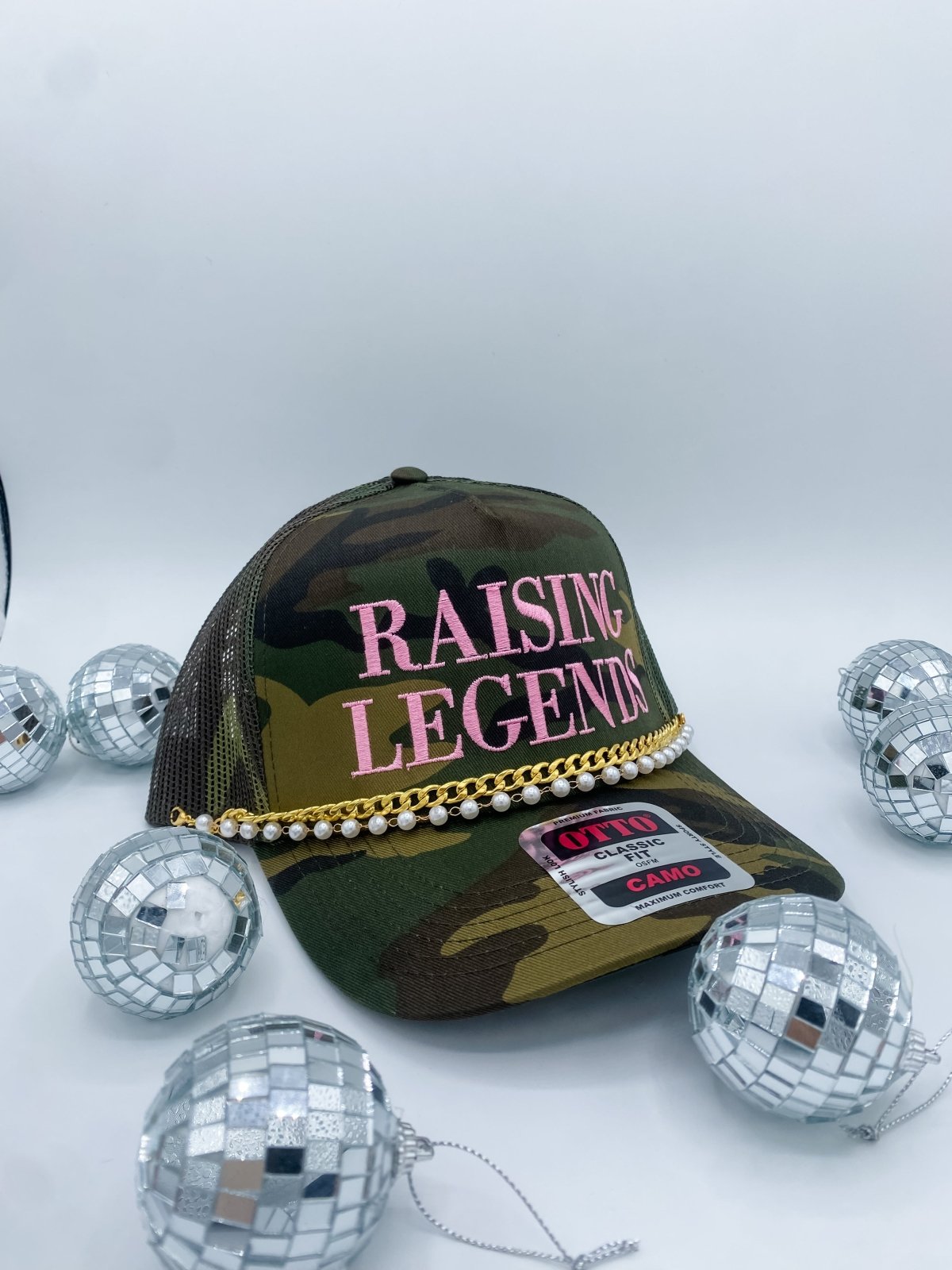 Raising Legends Pink Camo - Trucker Hat