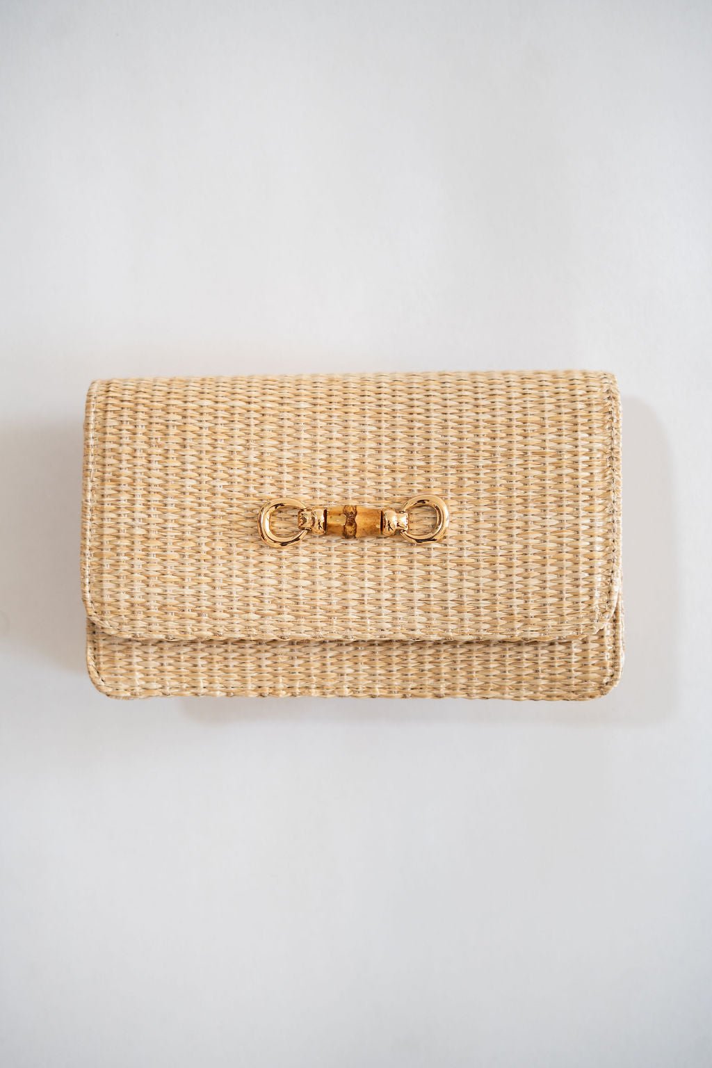 Ruby Straw Clutch