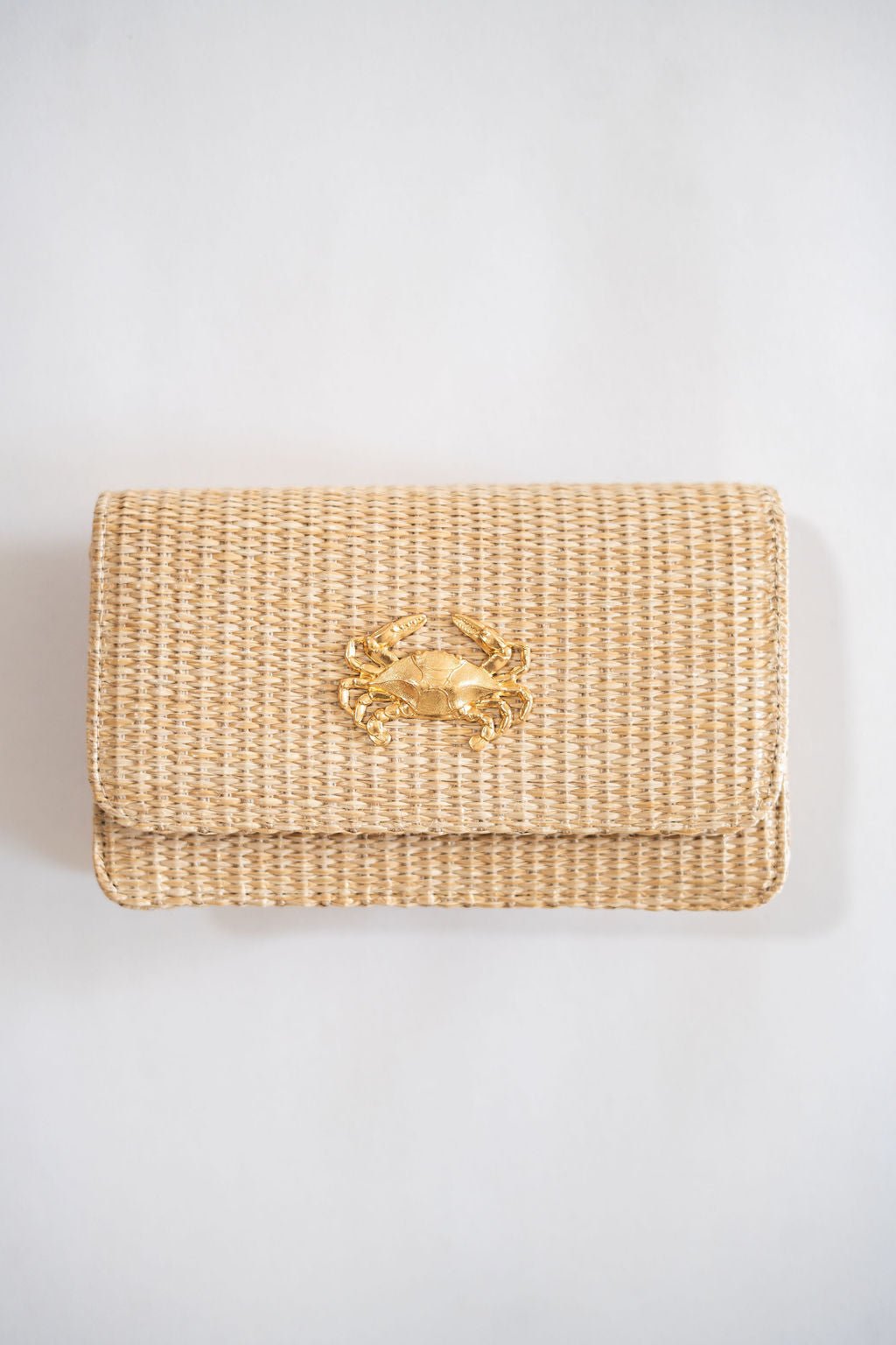 Ruby Straw Clutch