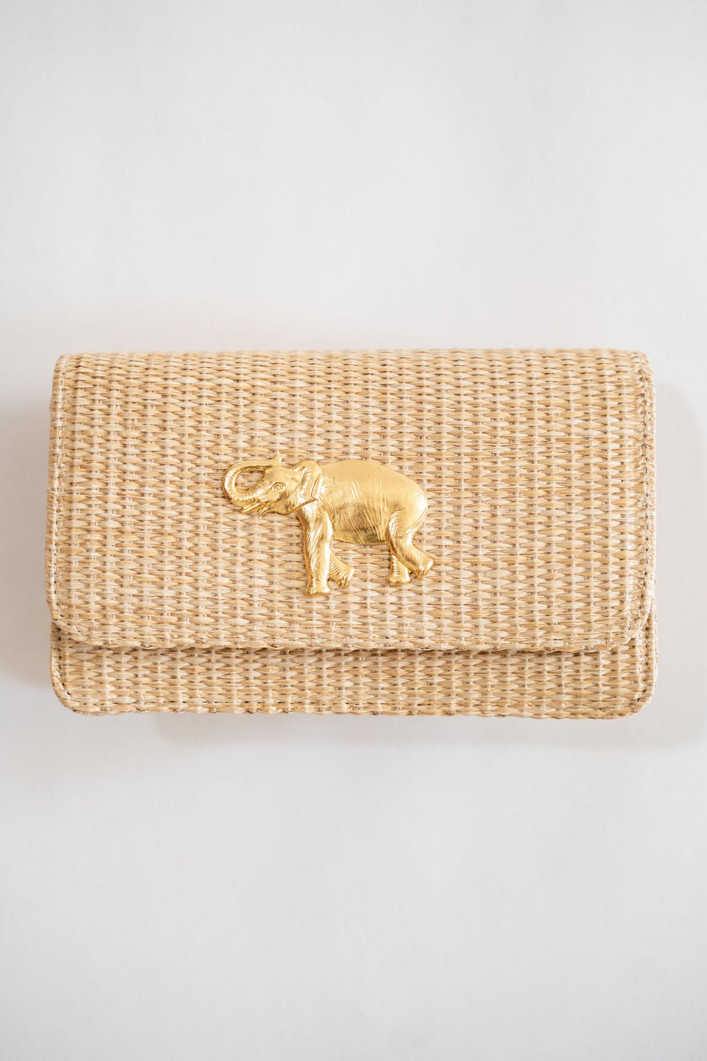 Ruby Straw Clutch