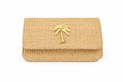 Ruby Straw Clutch