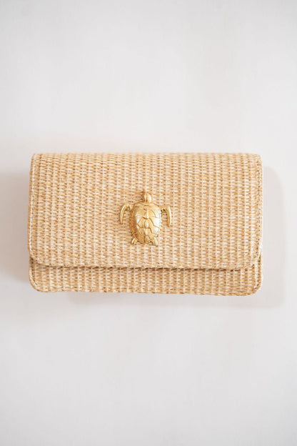 Ruby Straw Clutch