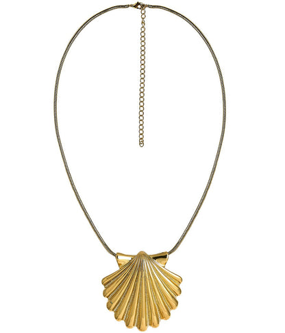 Sophie Scallop Shell Necklace - 18k Gold Plated - Teggy French Collection