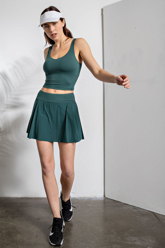 Active Pleat Tennis Skort