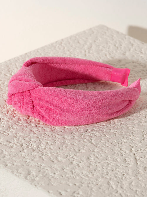 Knotted Terry Cloth Headband