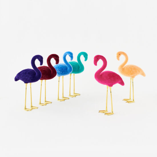 Flocked Flamingo