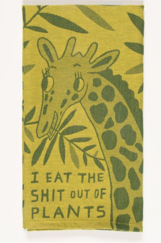 Eat Plants Dish Towel