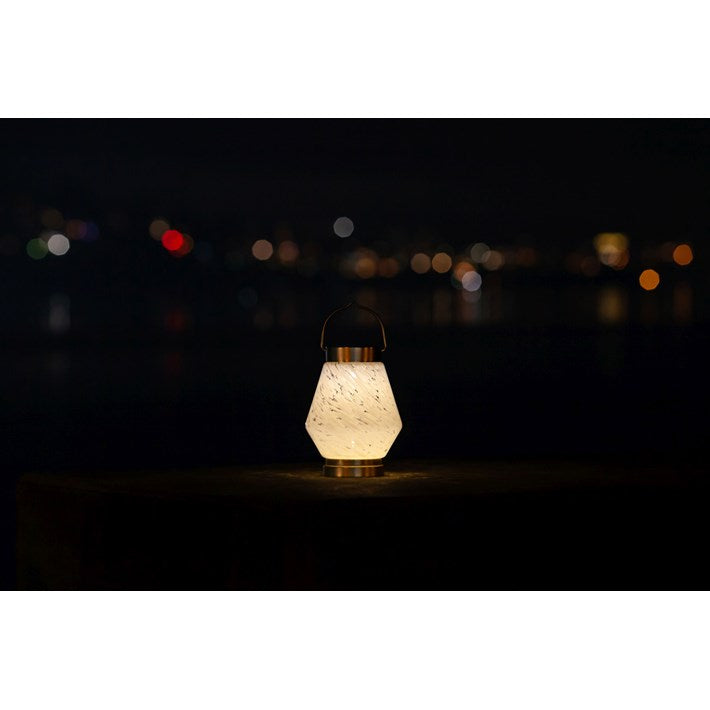 Solar Glass Boaters Lantern - Cone