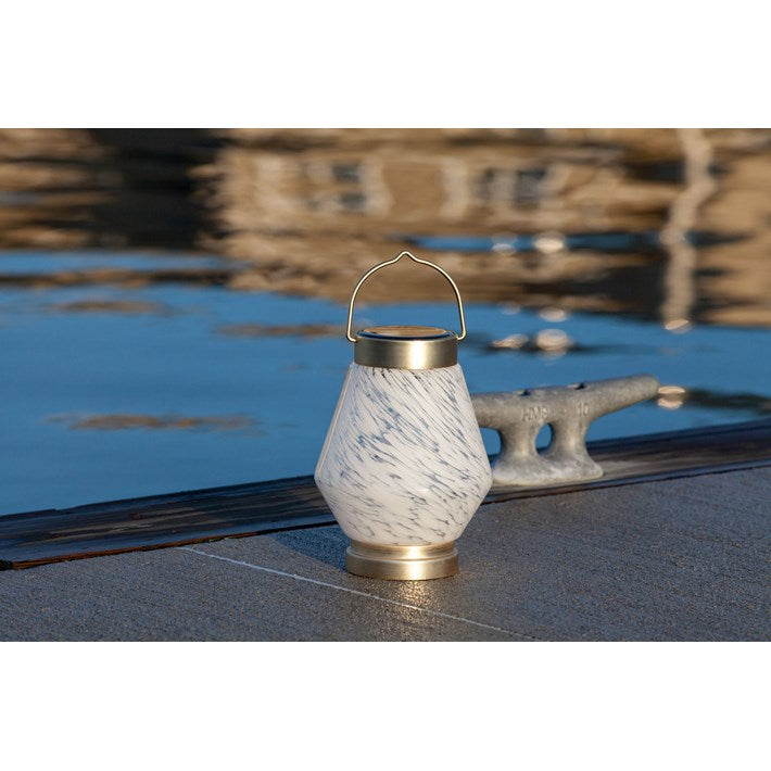 Solar Glass Boaters Lantern - Cone