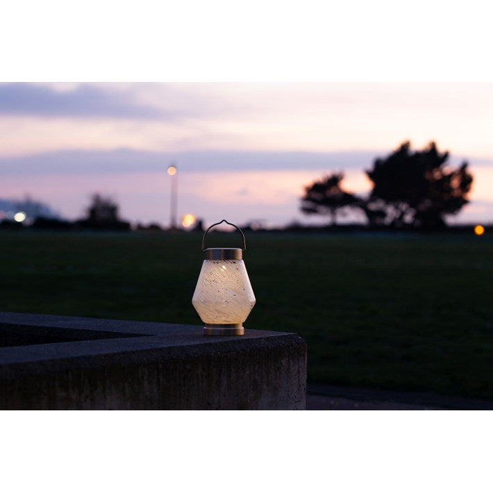 Solar Glass Boaters Lantern - Cone