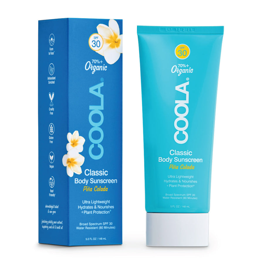Classic Body Organic Sunscreen Lotion - Piña Colada