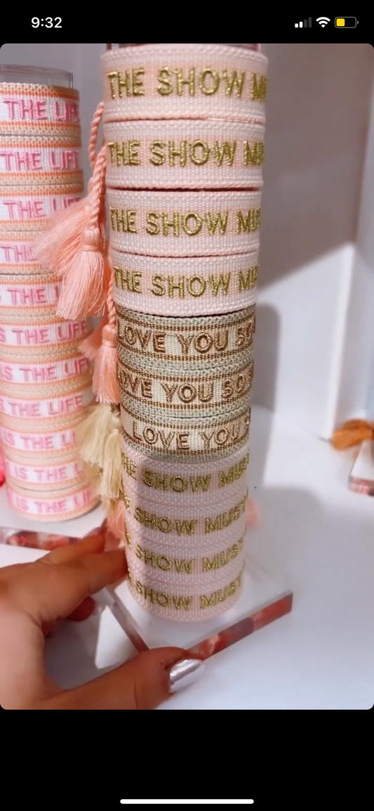 The Show Must Go On Bracelet