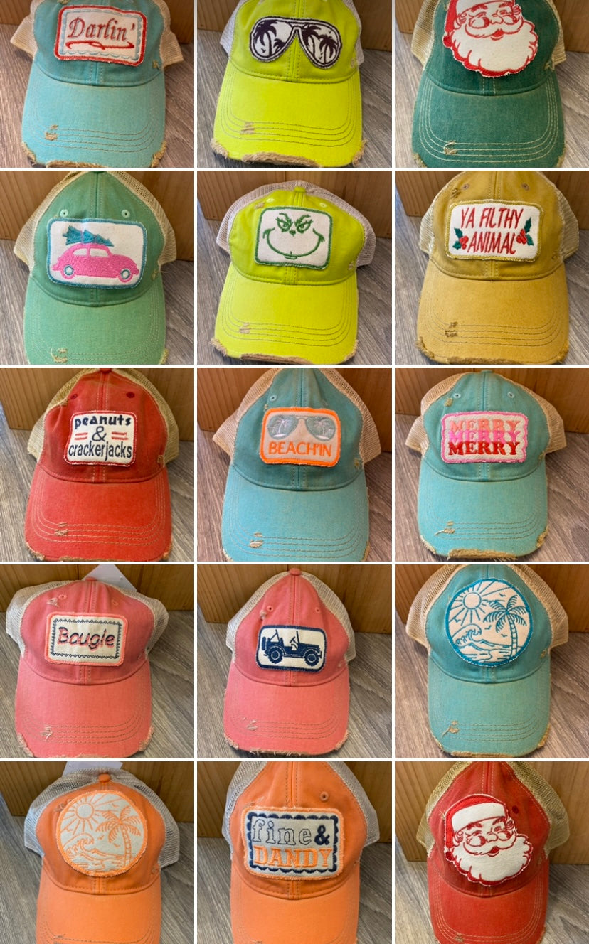 Distressed Hats