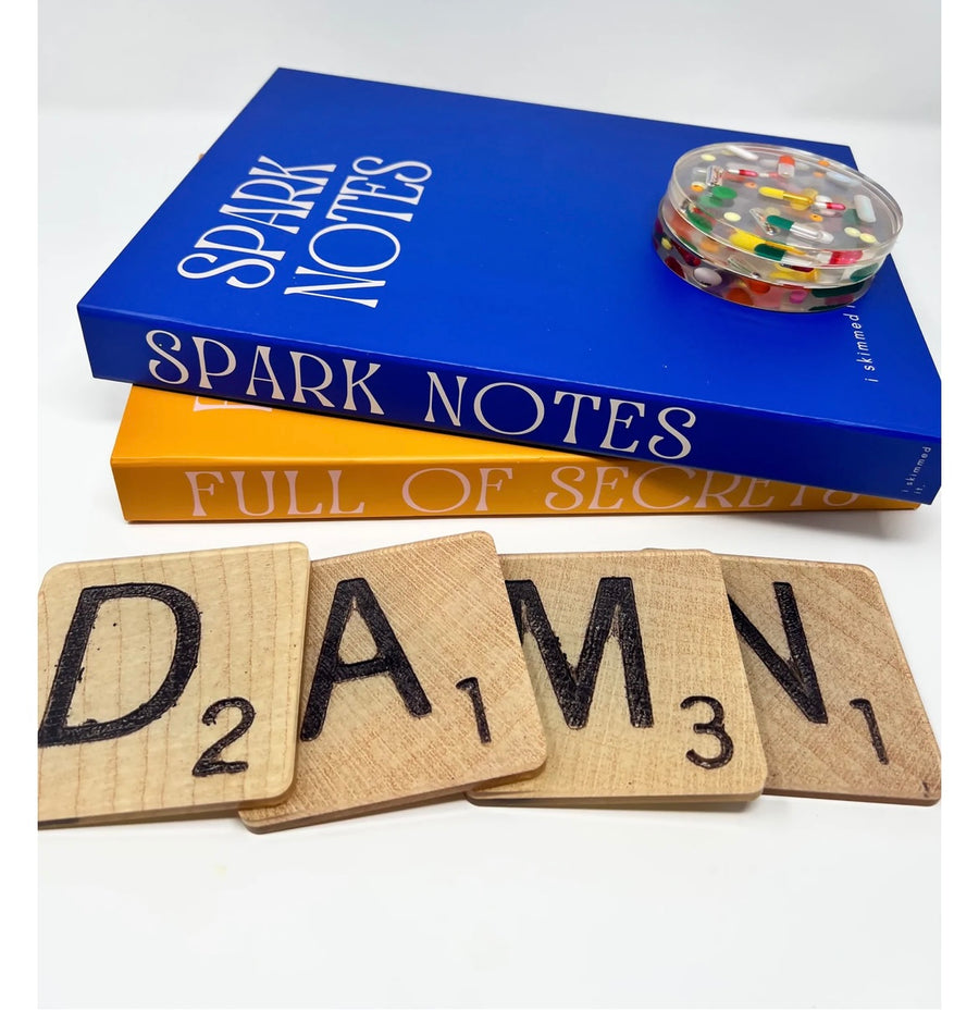 Scrabble Coasters