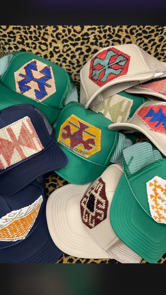 Kilim Trucker hats