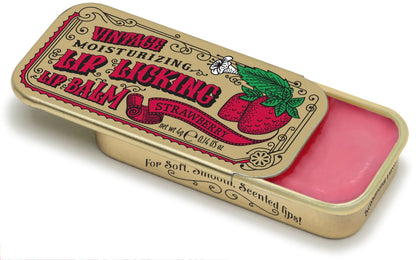 Lip Licking Lip Balm Vintage Tins